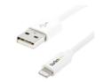 StarTech.com 1m (3ft) White Apple 8-pin Lightning Connector to USB Cable for iPhone / iPod / iPad