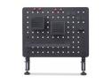 StarTech.com Clamp-On Pegboard with Accessories, 16.5 x 12.5in (42 x 32cm), Steel Pegboard, Desktop Storage Organizer, Desk Mount Peg Board, Black