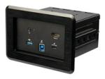 StarTech.com Single-Module Conference Table Connectivity Box-Customizable