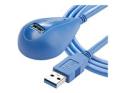 StarTech 5 ft Desktop SuperSpeed USB 3.0 Extension Cable