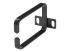 StarTech.com 1U Vertical 2.2 x 3.9in Server Rack Cable Management D-Ring Hook w/ Flexible Opening - Left-angle