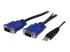 StarTech.com 16 Port Rackmount USB KVM Switch Kit with OSD and Cables - Right-angle