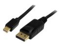 StarTech.com 3 m Mini DisplayPort till DisplayPort 1.2-kabeladapter M/M