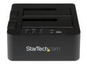 StarTech.com Standalone Hard Drive Duplicator, Dual Bay HDDSSD ClonerCopier, USB 3.1 (10 Gbps) to SATA III (6Gbps) HDDSSD Docking Station, Hard Disk Duplicator Dock