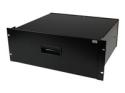 Startech 4U Black Steel Storage Drawer for 19in Racks and Cabinets