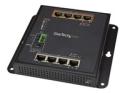 Startech Industrial 8 Port Gigabit PoE Switch, 4 x PoE+ 30W, Power Over Ethernet, Hardened GbE Layer/L2 Managed Switch, Rugged High Power Gigabit Network Switch IP-30/-40C to +75C