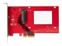 StarTech.com U.3 to PCIe Adapter Card, PCIe 4.0 x4 Adapter For 2.5" U.3 NVMe SSDs, SFF-TA-1001 PCI Express Add-in Card for Desktops/Servers, TAA Compliant