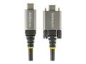 StarTech.com 20" 50cm Side Screw Locking USB C Cable 10Gbps, USB 3.1/3.2 Gen 2 Type-C Cable, 100W (5A) Power Delivery Charging, DP Alt Mode, Dual Screw Lock, USB-C to C Cord, Charge/Sync