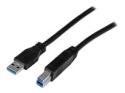 StarTech 2m 6 ft Certified SuperSpeed USB 3.0 A to B Cable Cord