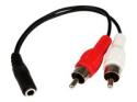 Startech 6in RCA to 3.5mm Female Cable
