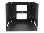 StarTech.com 8U Open Frame Wall Mount Network Rack w/ Built in Shelf