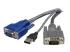 StarTech.com 10 ft Ultra-Thin USB VGA 2-in-1 KVM Cable (SVUSBVGA10) - Front