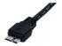 StarTech.com 0.5m (1.5ft) Black SuperSpeed USB 3.0 Cable A to Micro B - Right-angle