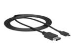 StarTech.com 6ft/1.8m USB C to DisplayPort 1.2 Cable 4K 60Hz, USB-C to DisplayPort Adapter Cable HBR2, USB Type-C DP Alt Mode to DP Monitor Video Cable, Works with Thunderbolt 3, Black