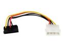 StarTech.com 6in 4 Pin LP4 to Right Angle SATA Power Cable Adapter