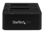 StarTech.com Dual-Bay USB 3.0 to SATA and IDE Hard Drive Docking Station, USB Hard Drive Dock, External 2.53.5 SATA III and IDE (40 pin) SSDHDD Docking Station, Hot-Swap Hard Drive Bays