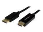 StarTech.com 6.5 ft / 2m DisplayPort to HDMI converter cable