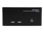 StarTech.com 2 Port Triple Monitor DVI USB KVM Switch with Audio & USB 2.0 Hub