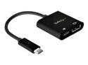StarTech.com USB C to DisplayPort Adapter with Power Delivery, 8K 60Hz/4K 120Hz USB Type C to DP 1.4 Monitor Video Converter w/60W PD Pass-Through Charging, HBR3, Thunderbolt 3 Compatible