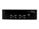 StarTech.com 4 Port DVI VGA Dual Monitor KVM Switch USB with Audio and USB 2.0 Hub (SV431DDVDUA)
