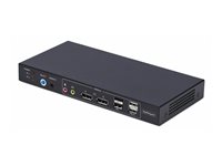 StarTech.com 2-Port Dual-Monitor DP KVM Switch w/Video Matrix, 4K 60Hz - 