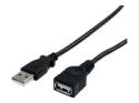 StarTech 6 ft Black USB 2.0 Extension Cable A to A