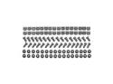 APC M6 Hardware Kit - Rack screws, nuts and washers