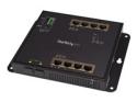 Startech Industrial 8 Port Gigabit PoE+ Switch with 2 SFP MSA Slots, 30W, Layer/L2 Switch Hardened GbE Managed, Rugged High Power Gigabit Ethernet Network Switch IP-30/-40 C to 75 C