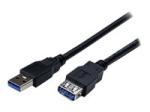 StarTech.com 2m Black SuperSpeed USB 3.0 Extension Cable A to A