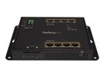 StarTech.com Industrial 8 Port Gigabit PoE+ Switch with 2 SFP MSA Slots, 30W, Layer/L2 Switch Hardened GbE Managed, Rugged High Power Gigabit Ethernet Network Switch IP-30/-40 C to 75 C