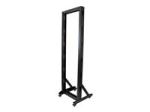 StarTech.com 42U Mobile Open Frame Network Rack with Wheels- 663lbs