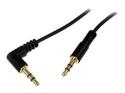 Startech 1 ft. (0.3 m) Right Angle 3.5 mm Audio Cable