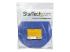 Startech 50ft Hook and Loop Roll, Cut-to-Size Reusable Cable Ties, Bulk Industrial Wire Fastener Tape / Adjustable Fabric Wraps Blue / Resuable Self Gripping Cable Management Straps - Front