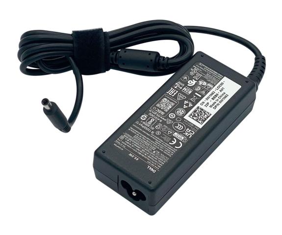 Dell AC Adapter 19.5V 3.34A 65W (4.5mmx3.0mm) includes power cable - 