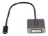 StarTech.com USB C to DVI Adapter, 1920x1200p, USB-C to DVI-D Adapter, USB Type C to DVI Monitor, Video Converter, Thunderbolt 3 Compatible, USB-C to DVI Dongle, 12" Long Attached Cable - Left side