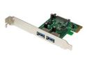StarTech.com PCI Express (PCIe) SuperSpeed USB 3.0-kortadapter med 2 portar och UASP ? SATA-ström