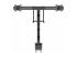 Startech Desk Mount Dual Monitor Arm, Ergonomic Dual Monitor VESA Mount for 32" 17.6lbs (8kg) Displays, Crossbar Handle for Synchronized Full Motion, Height Adjustable, C-Clamp/Grommet - Front