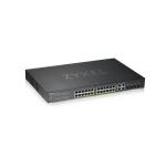 ZyXEL 1 x Gs1920-24hpv2, 28 Port Smart Managed Poe Switch 24x Gb + 4x Sfp Standalone/cloud 375w