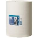 Håndklæderulle, Tork M2 Standard, 1-lags, Midi, 275m x 24,5cm, Ø19cm, hvid, blandingsfibre, uden hylse