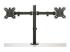 Startech Desk Mount Dual Monitor Arm, Desk Clamp / Grommet VESA Monitor Mount for up to 32 inch Displays, Ergonomic Articulating Monitor Arm, Height Adjustable/Tilt/Swivel/Rotating - Front