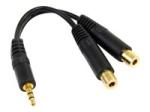 StarTech 6 in. 3.5mm Audio Splitter Cable