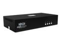 Tripp Lite Secure KVM Switch, 4-Port, Dual Head, DVI to DVI, NIAP PP4.0, Audio, CAC, TAA