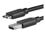 StarTech 2m 6ft Slim USB 3.0 A to Micro B Cable M/M