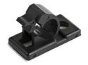 Startech 100 Adhesive Cable Management Clips Black, Network/Ethernet/Office Desk/Computer Cord Organizer, Sticky Cable/Wire Holders, Nylon Self Adhesive Clamp UL/94V-2 Fire Rated