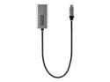 Startech USB-C to Ethernet Adapter, 10/100/1000 Mbps, Gigabit Network Adapter w/ ASIX AX88179A Chip, 1ft/30cm Cable, USB Type C to RJ45 Ethernet Dongle, USB C to LAN Adapter, Windows/macOS/Linux/ChromeOS (US1GC30B2)