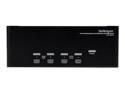 Startech 4 Port Triple Monitor DVI USB KVM Switch with Audio & USB 2.0 Hub
