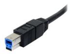 StarTech StarTech.com 10 ft Black SuperSpeed USB 3.0 Cable A to B
