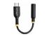 StarTech.com USB-C Audio Adapter to 3.5mm TRRS Jack, Headphone Aux Dongle - Framsidan