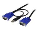 StarTech 6 ft Ultra-Thin USB 2-in-1 KVM Cable