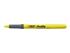 160380 - Surligneur bic highlighter grip caoutchouc pointe        moyenne biseautee pochette 5  unites jaune bleu vert orange - Angle gauche